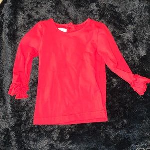 Size 24 months ricrac and ruffles long sleeve